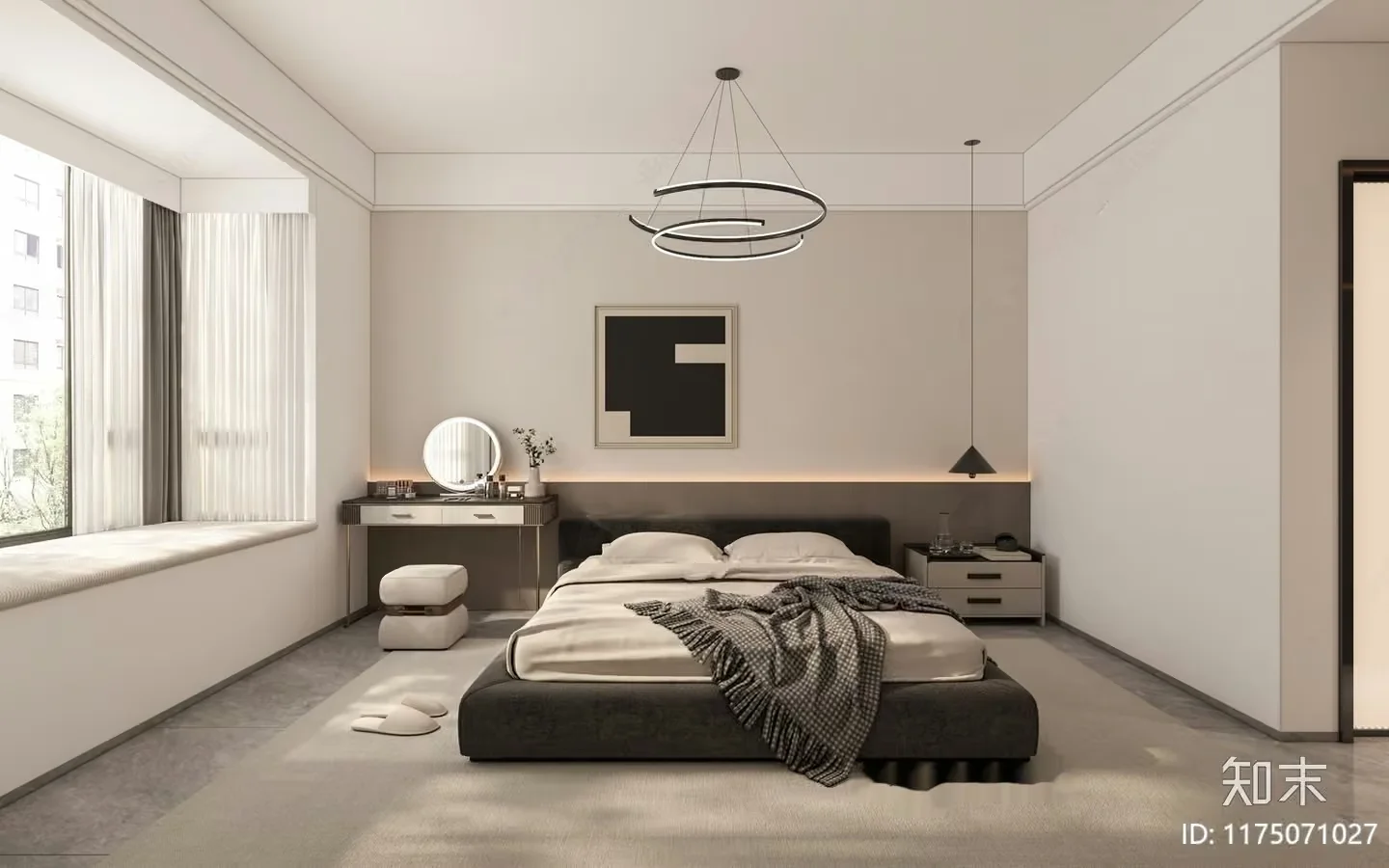 Cozy Bedroom 3D Model – 12473 – VRAY Render