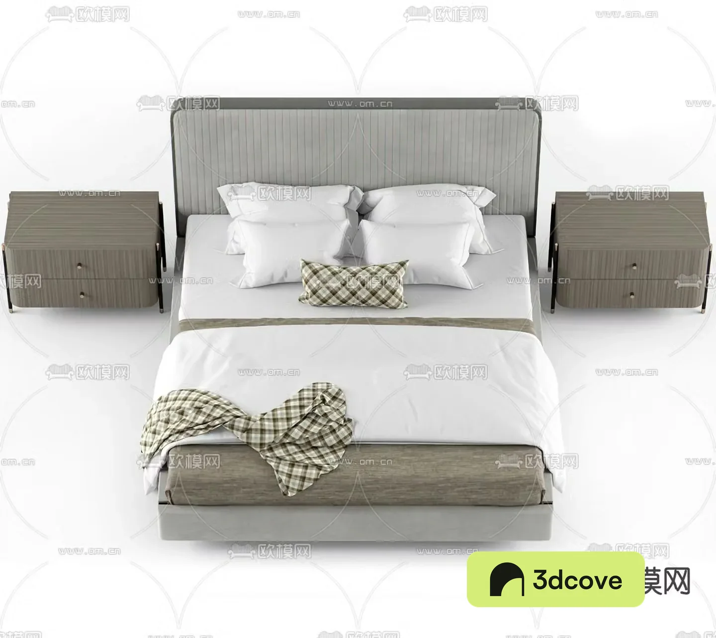 Modern double bed