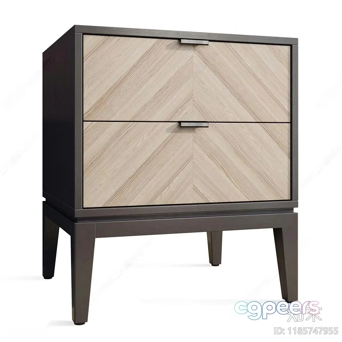 Modern Nightstand 3D Model – 13265 – VRAY Render