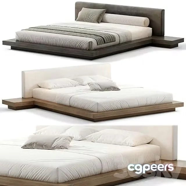 3ds Max Free – Worth Bed By Modloft