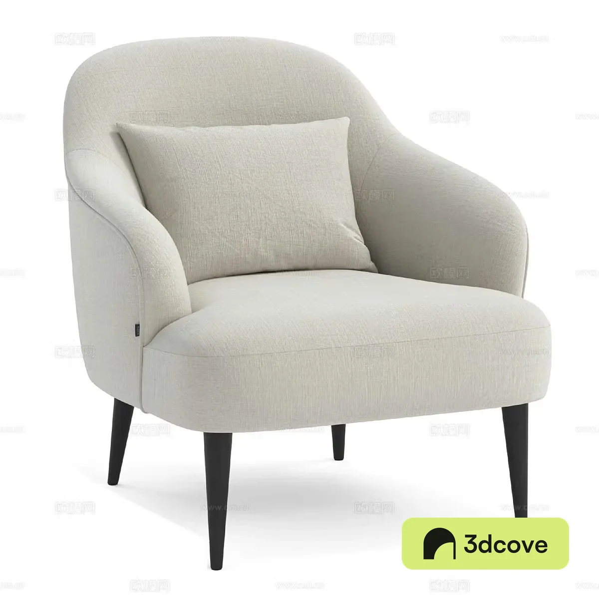 Modern simple single sofa simple sofa casual sofa living room sofa