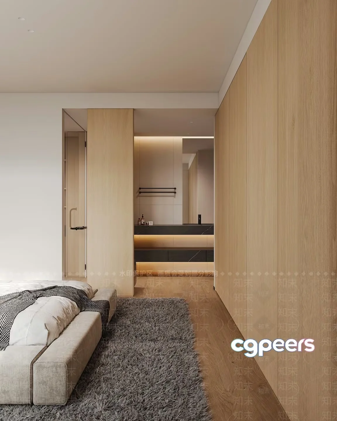Modern Minimalist Interior 3D Model – 22329 – VRAY Render
