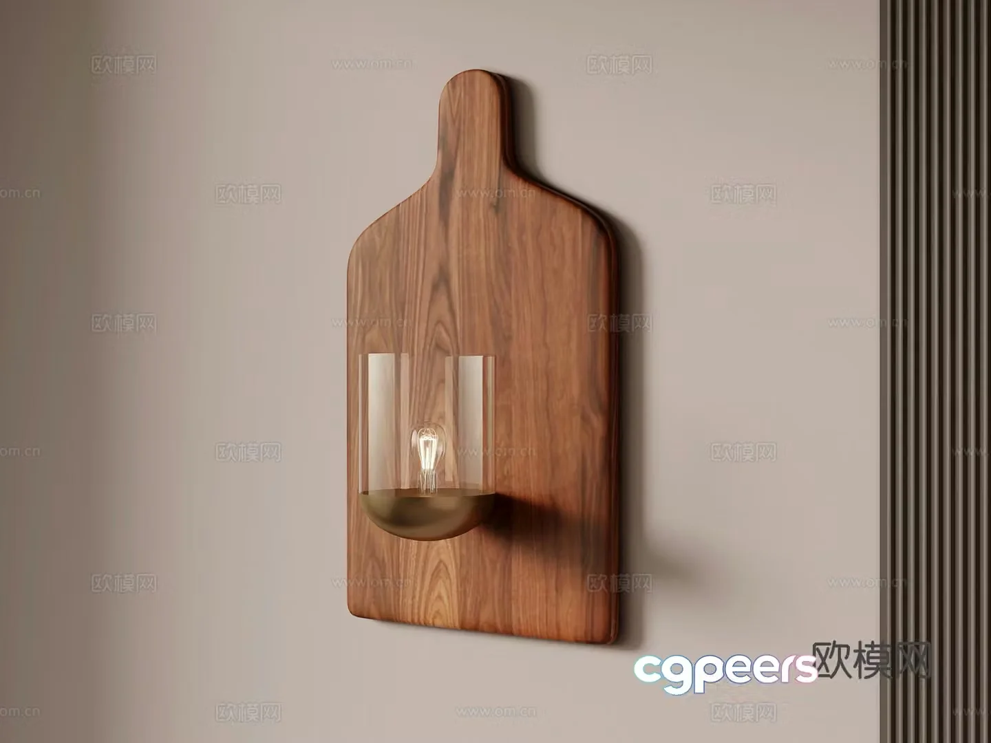 Wall lamp Middle style wall lamp Decorative wall lamp Bedside wall lamp 3D model