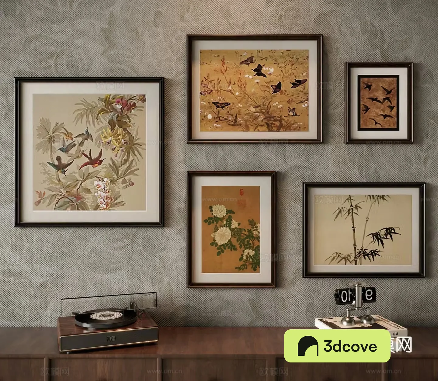 Modern medieval style decorative painting