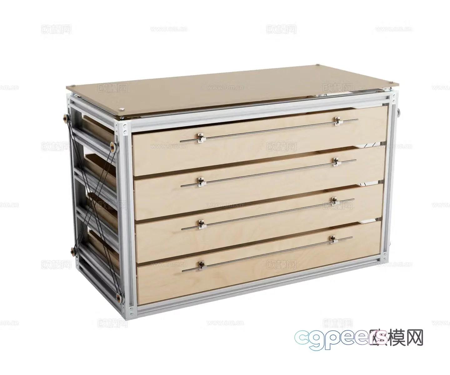 Modern entrance cabinet Entrance cabinet chest of cabinet 3D model