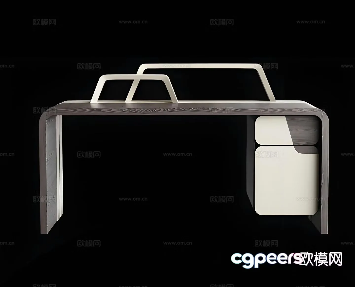 reception desk reception desk desk 3d model