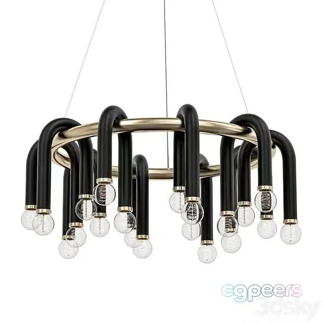 3ds Max Free – Whit chandelier