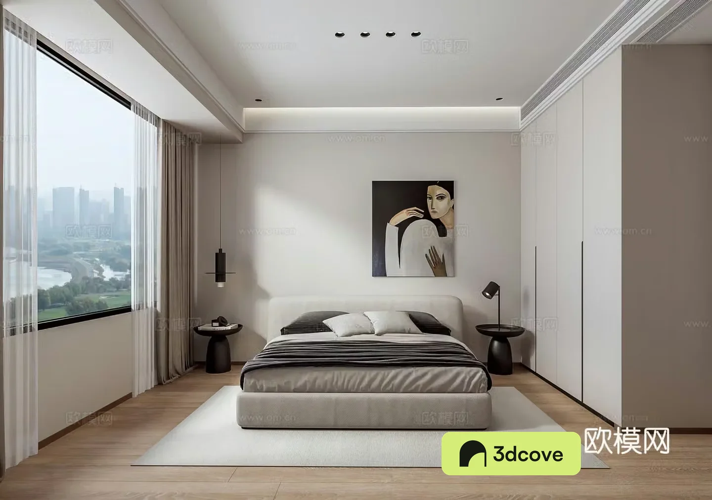 Modern bedroom