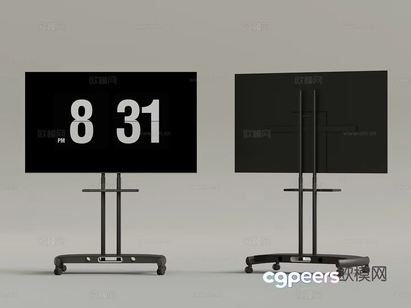 Modern mobile TV Conference TV 3d model