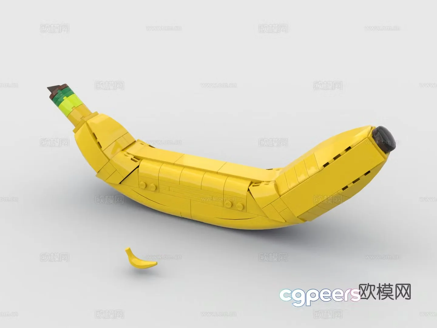LEGO LEGO Toys Building Blocks Banana Fruit 3D Model