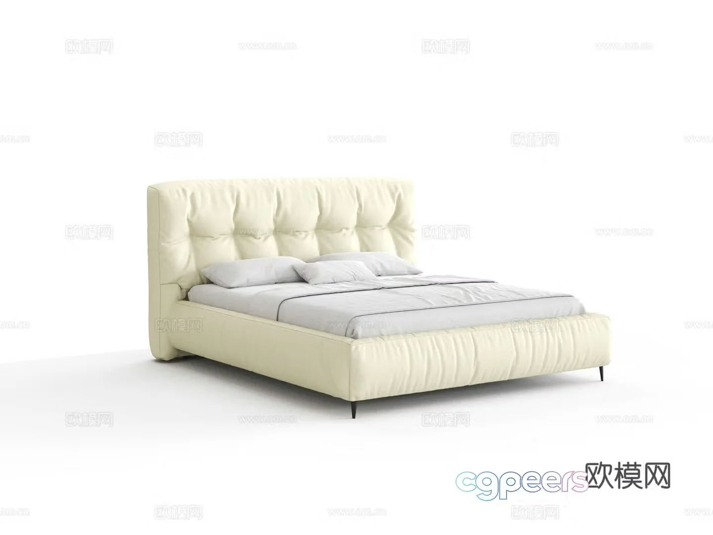 Cloud bed 3d model