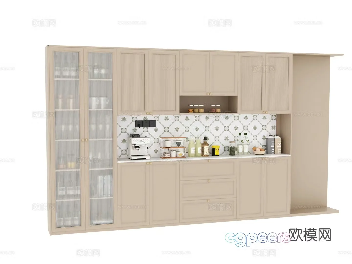 Furniture cabinet 3d model