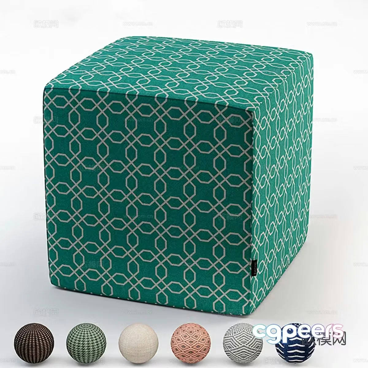 Stool sofa stool 3d model