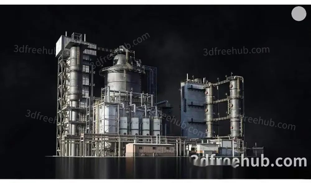 Industrial Equipment 3D Model – 16102 – VRAY Render