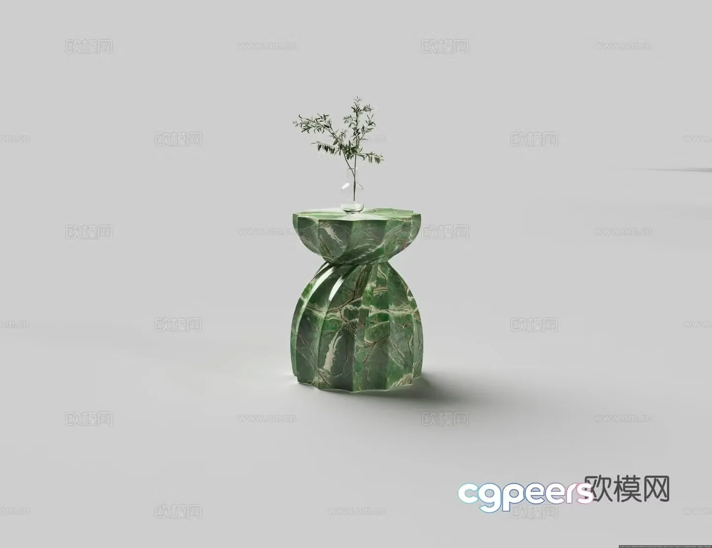 Postmodern internet celebrity special angular 3D model