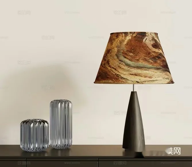 Modern Table Lamp 3D Model – 11784 – VRAY Render