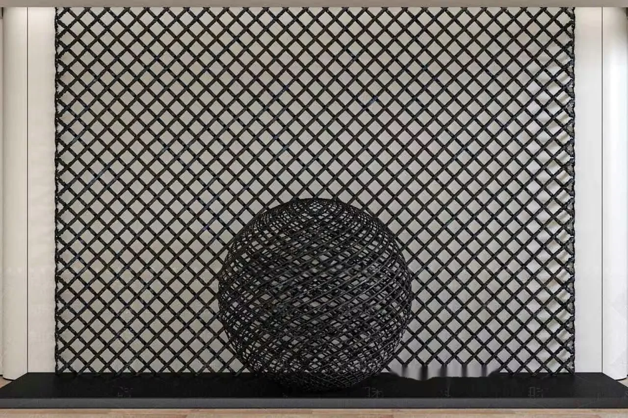 A Black Metal Ball On A Wall 3D Model – 2578 – VRAY Render