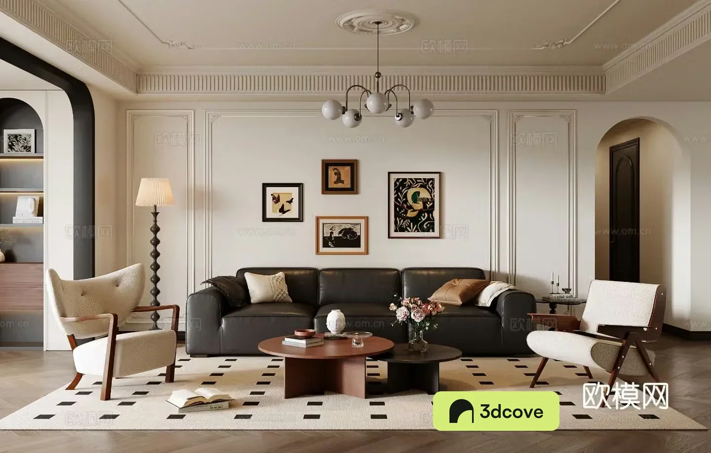 Medieval style living room