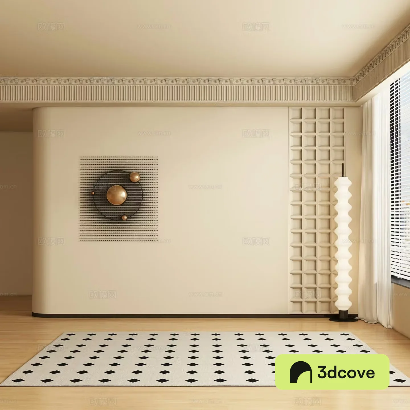 Medieval style background wall sofa background