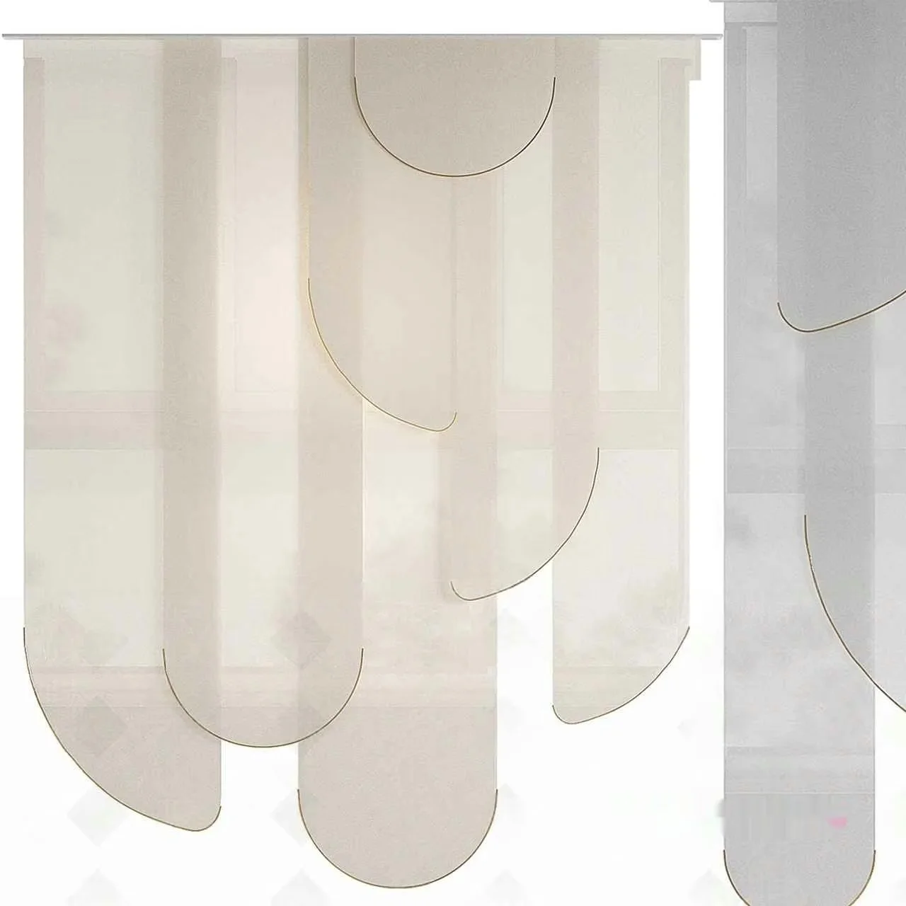 White Curtain 3D Model – 19768 – VRAY Render