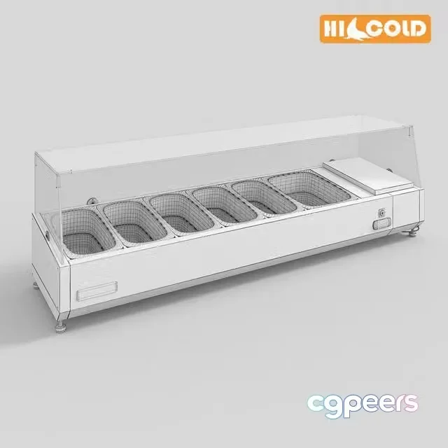 3ds Max Free – Refrigerated display cabinets HiCold # 1