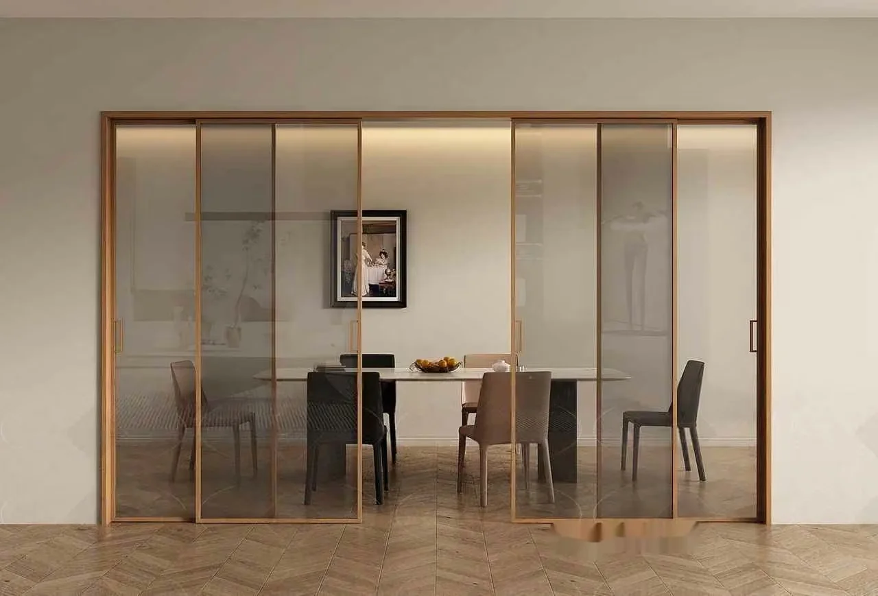 A Glass Sliding Door 3D Model – 4822 – VRAY Render