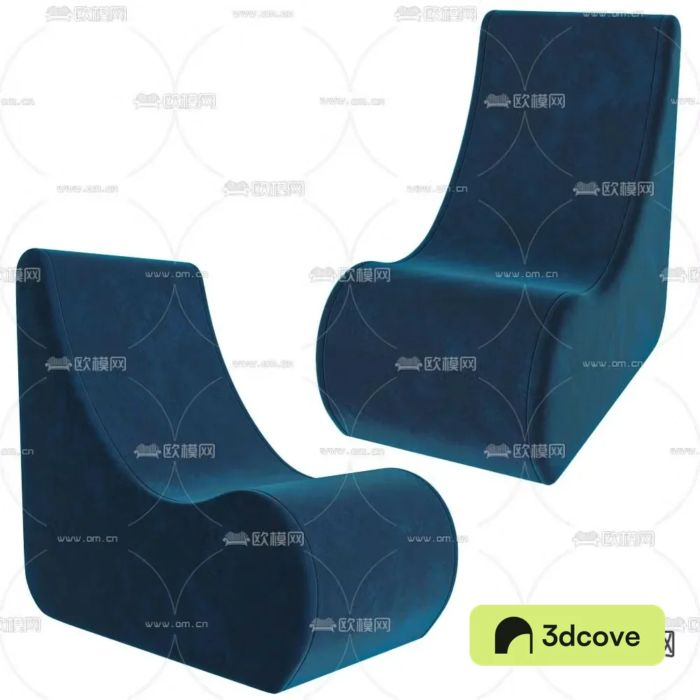 Modern single chair Creative chair Art chair