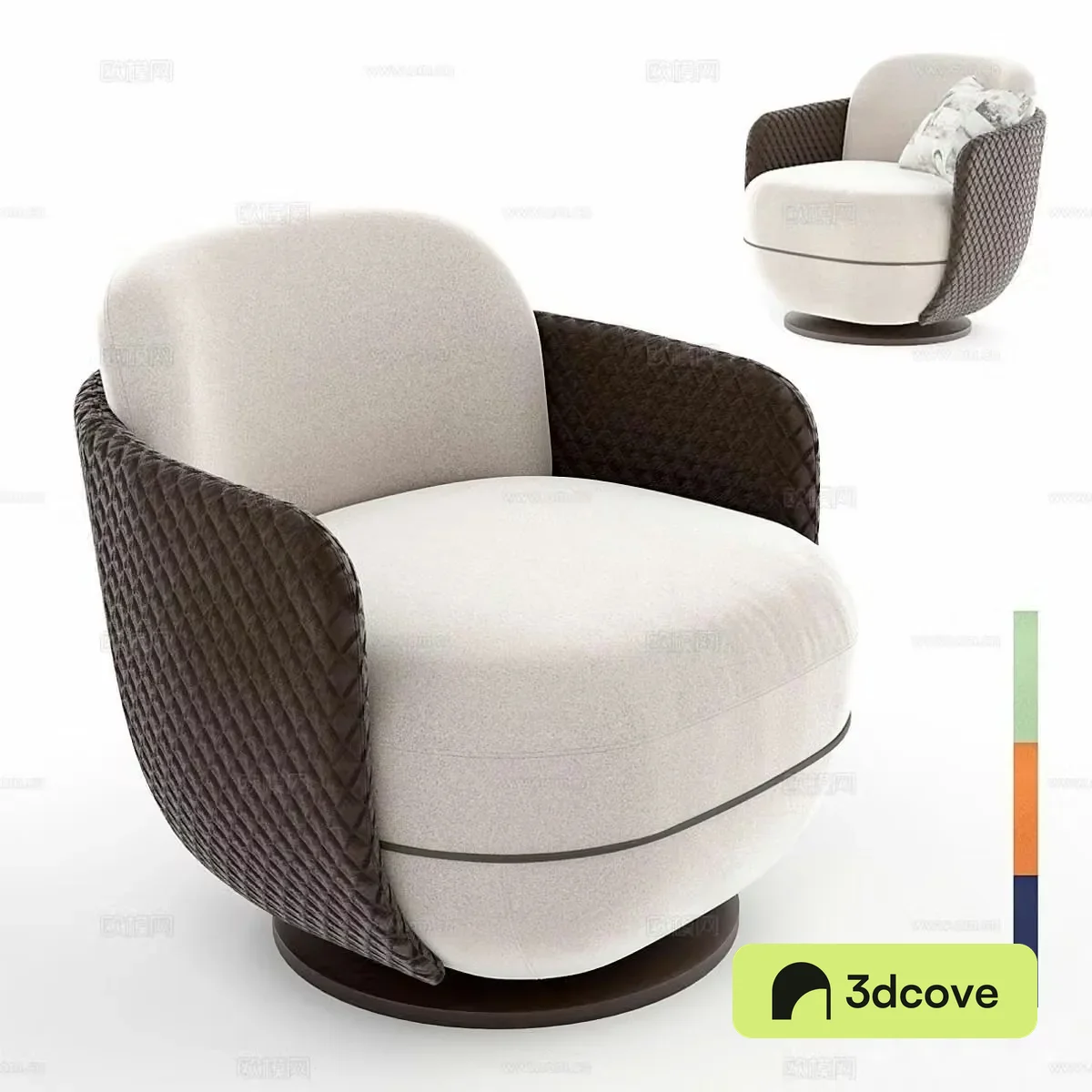 Modern fabric single sofa chair fabric leisure chair armchair outdoor chair