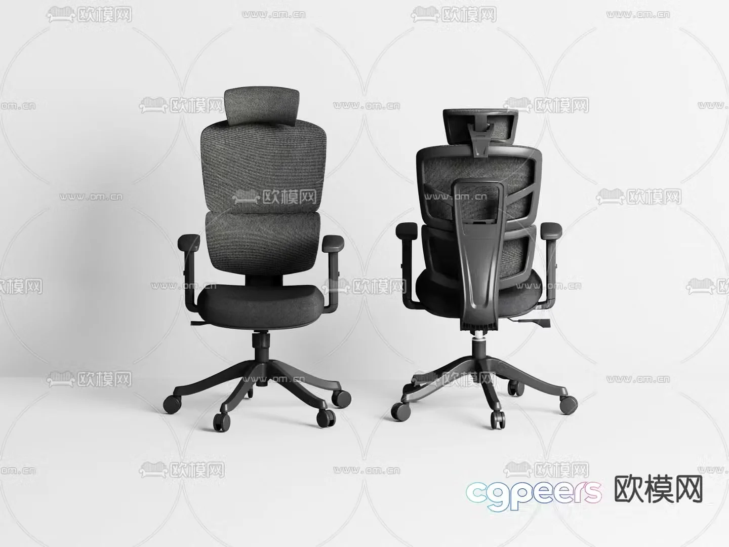 Office chair class chair executive chair 3d model
