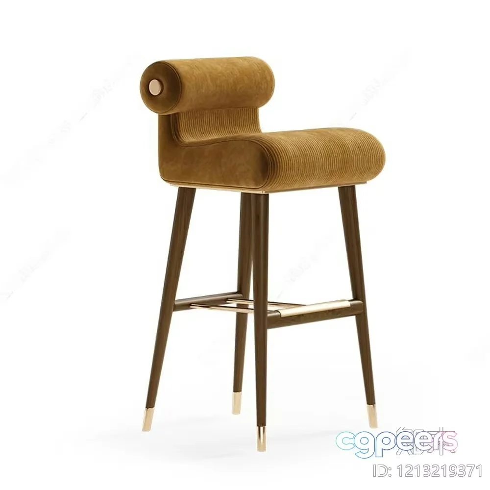 Modern Bar Stool 3D Model – 6190 – VRAY Render