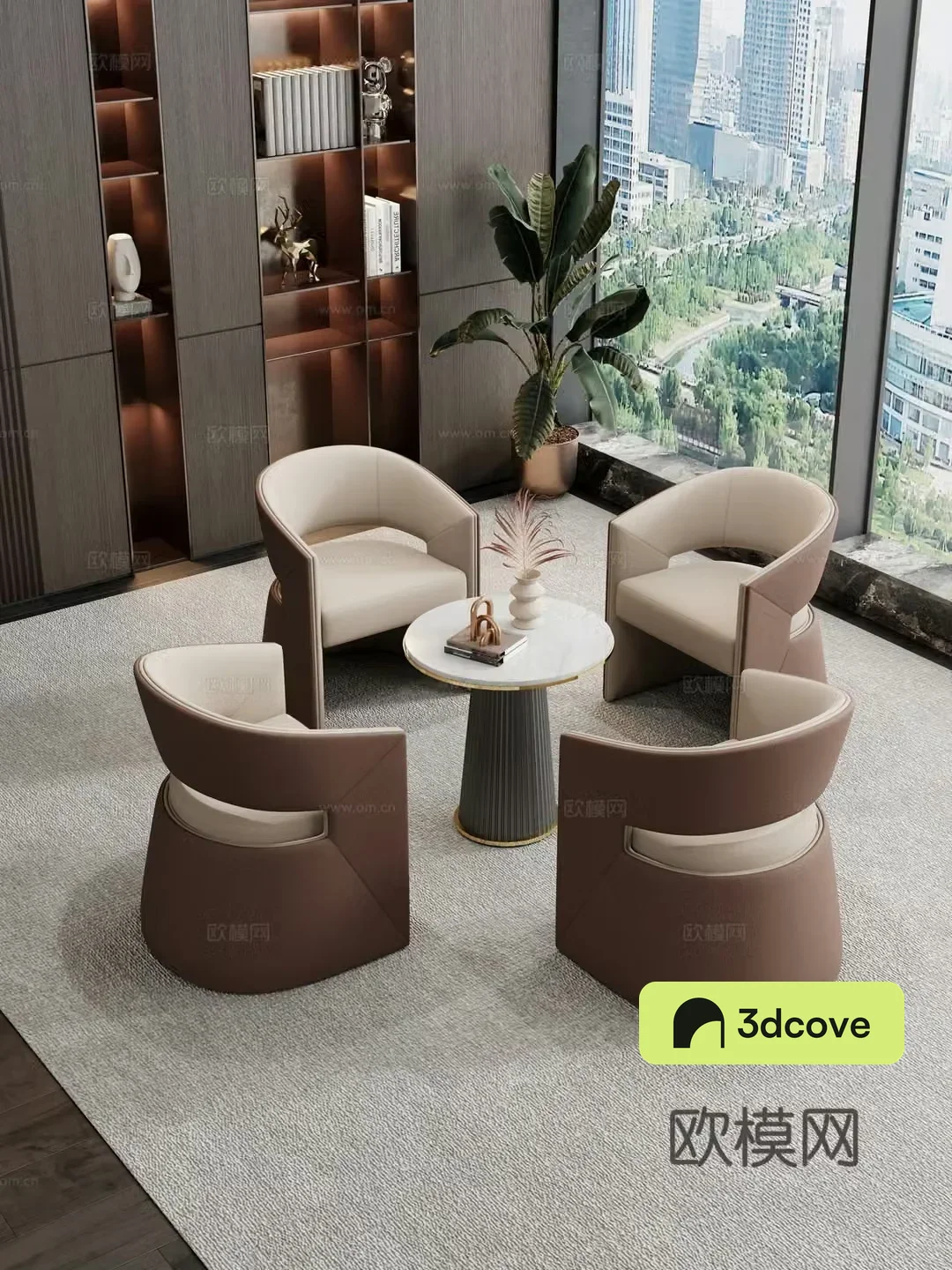 Sofa combination Sofa coffee table Casual sofa