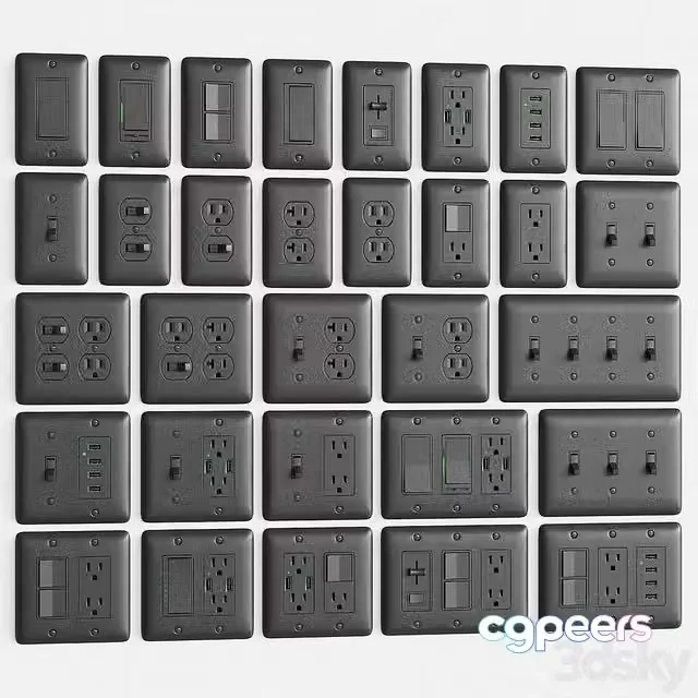 3ds Max Free – Franklin stamped round US plates