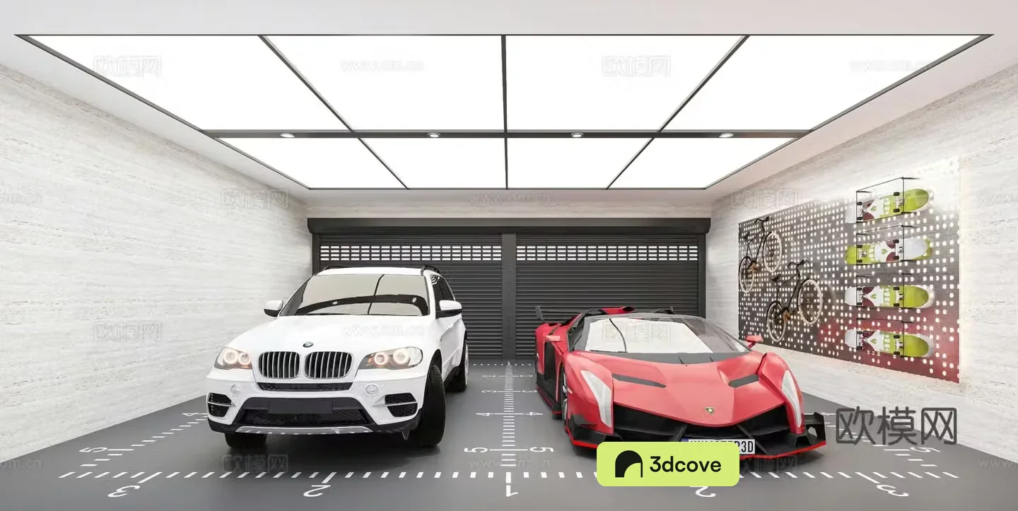 Modern private garage