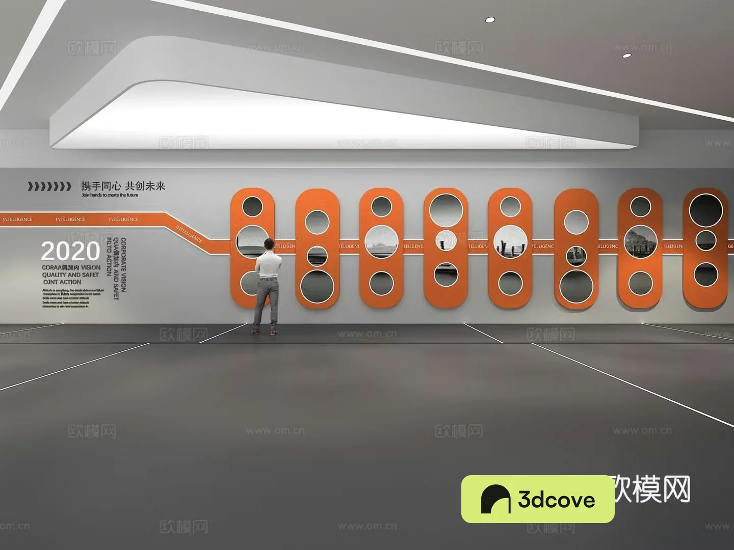 Cultural wall Corporate culture wall Display wall Theme wall Exhibition hall Campus culture Corridor