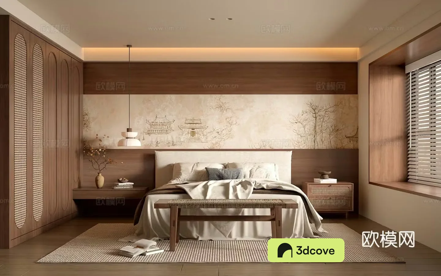 Wasabi bedroom master bedroom 3D model
