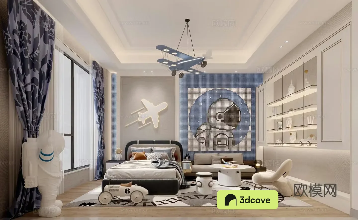Light luxury children’s room