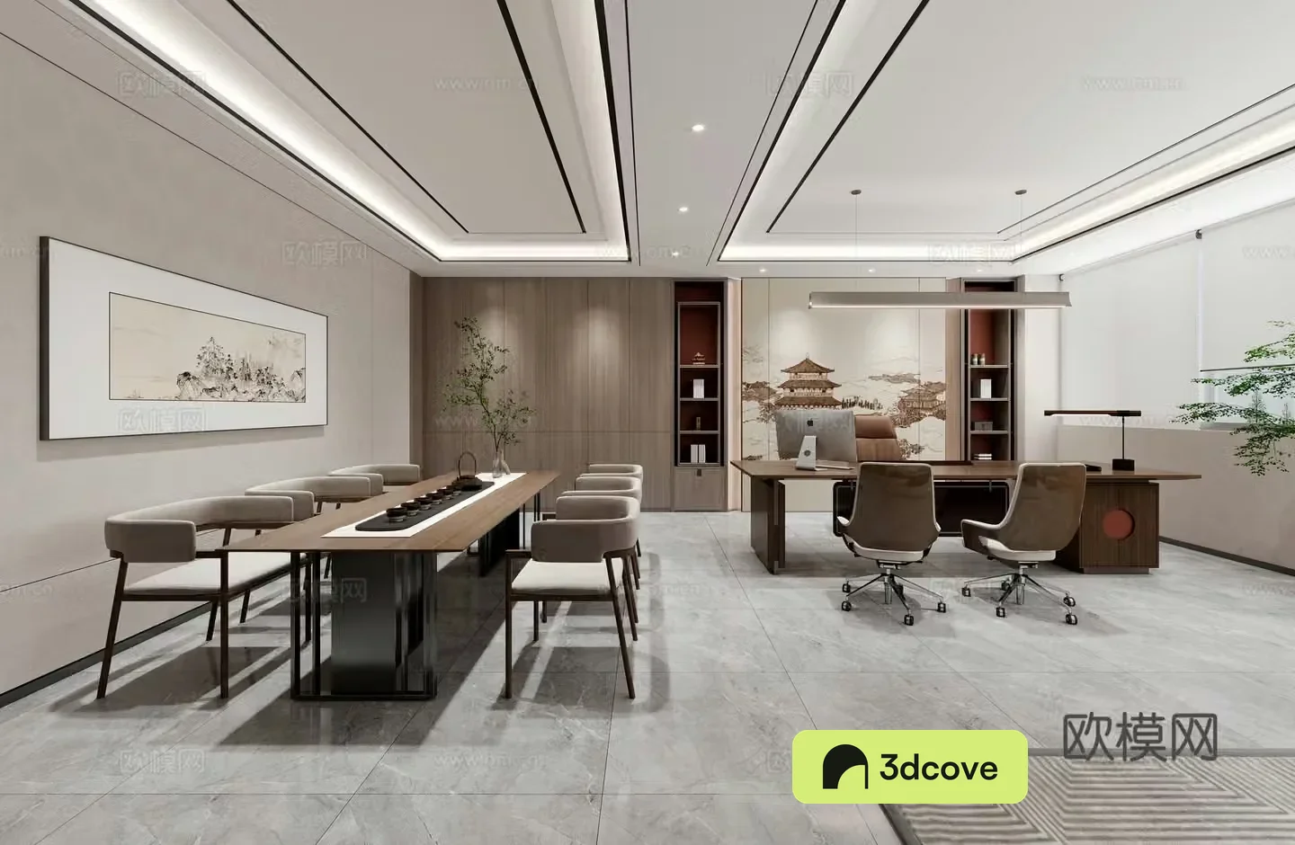 New Chinese manager office