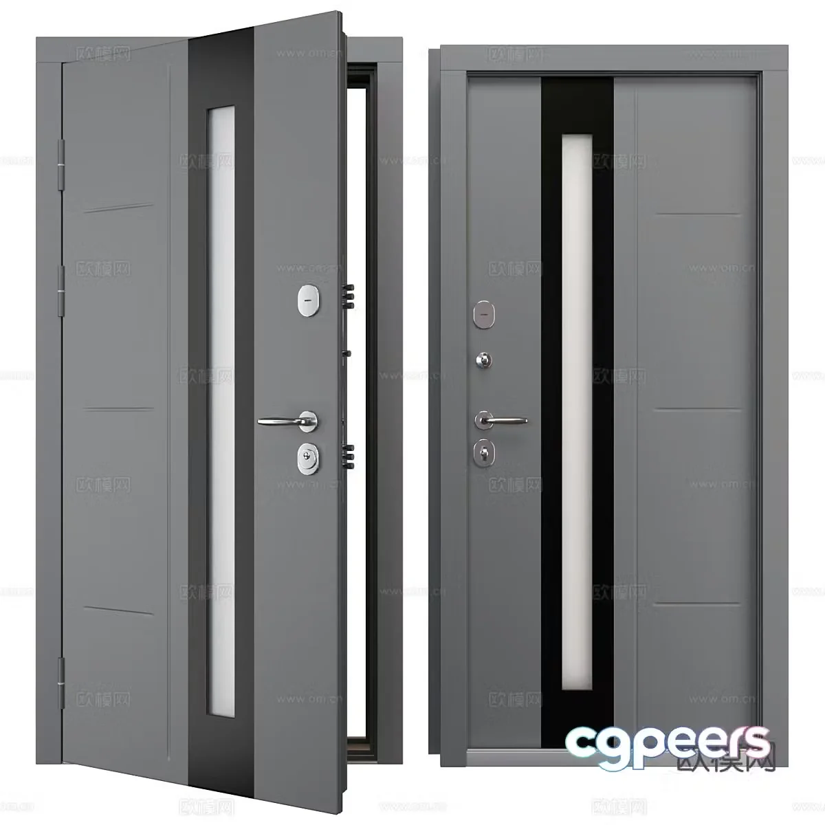 Entrance door 3d model