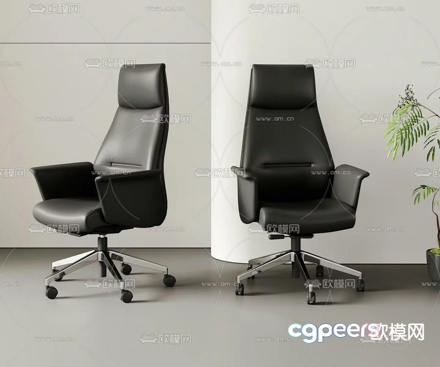 Office chair executive chair boss chair 3d model