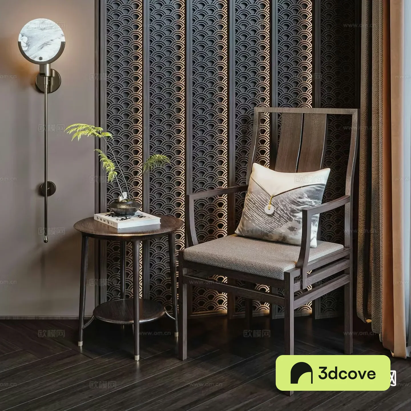 New Chinese style chair leisure chair