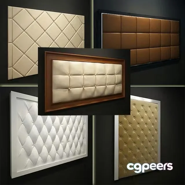 3ds Max Free – 5 types of decorative panels