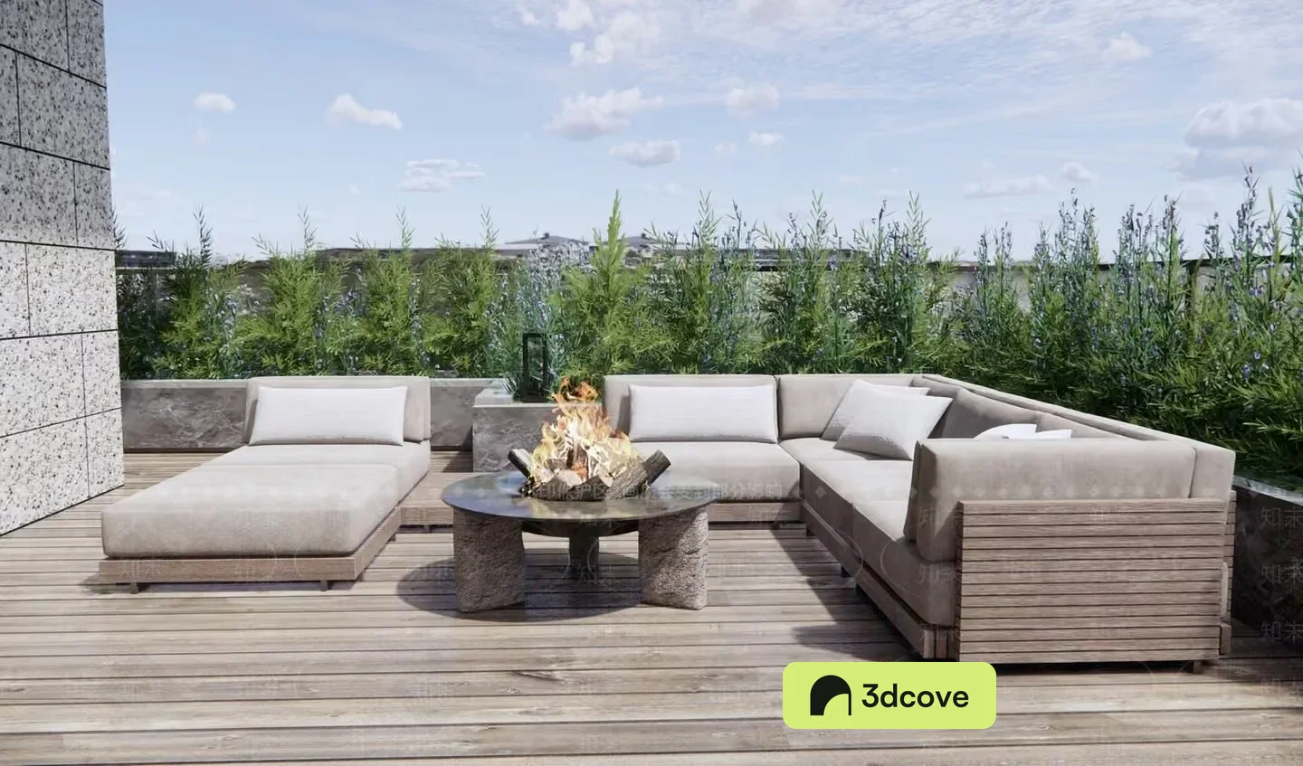A Cozy Outdoor Living Space