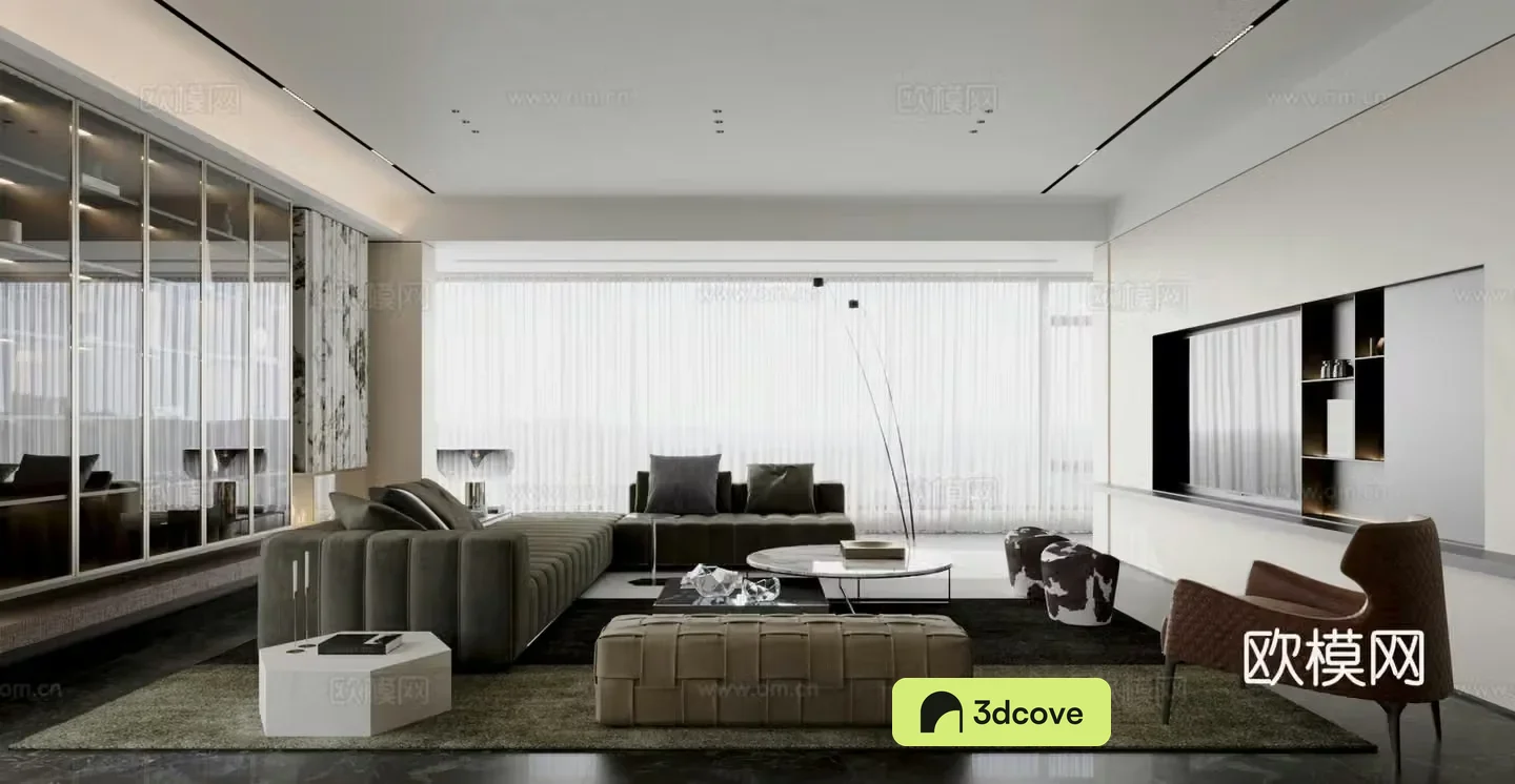 Italian living room dining sofa coffee table large flat