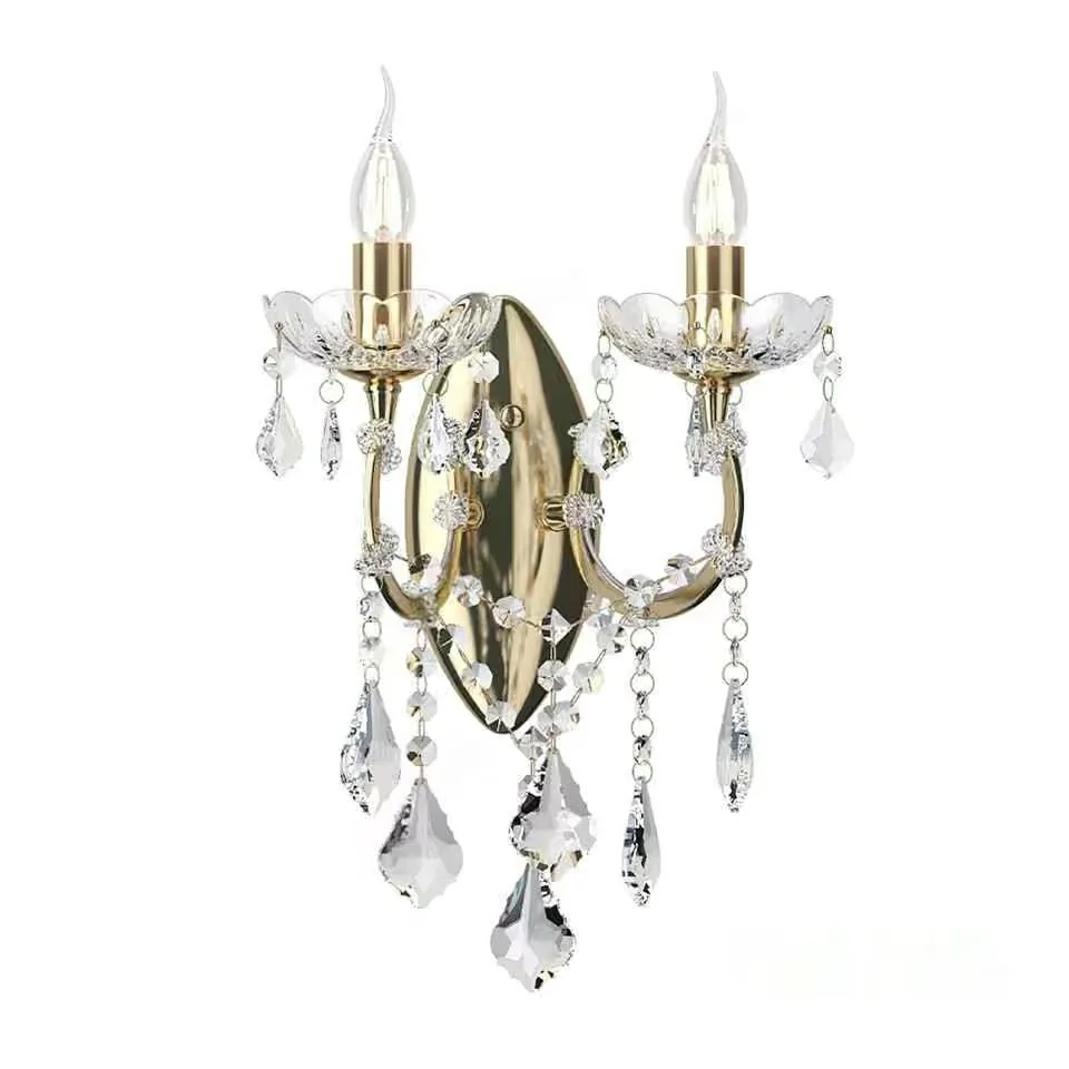 Gold And Crystal Wall Sconce 3D Model – 6405 – VRAY Render