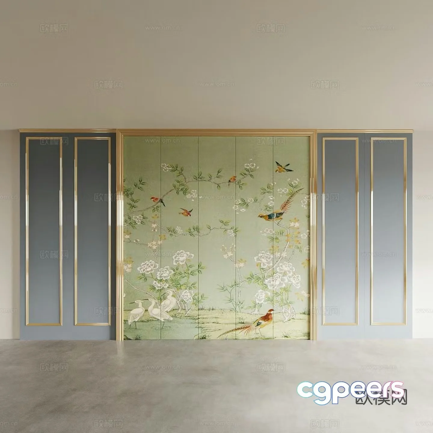 Background wall Bedside background wall Sofa background wall Living room background wall Bedroom background wall Porch 3D model