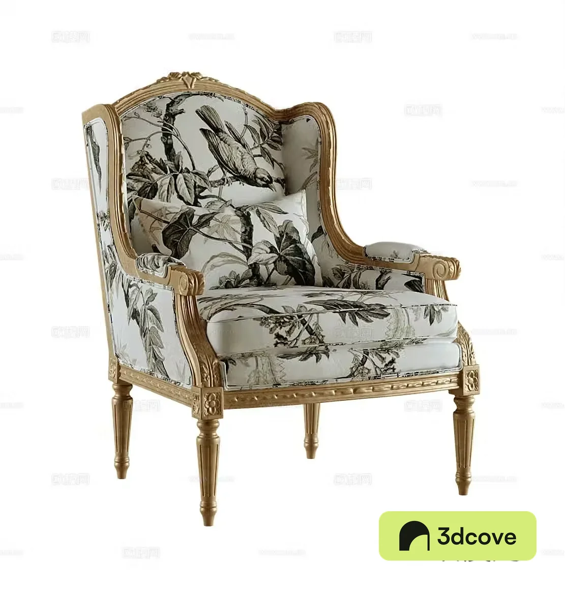 French lounge chair