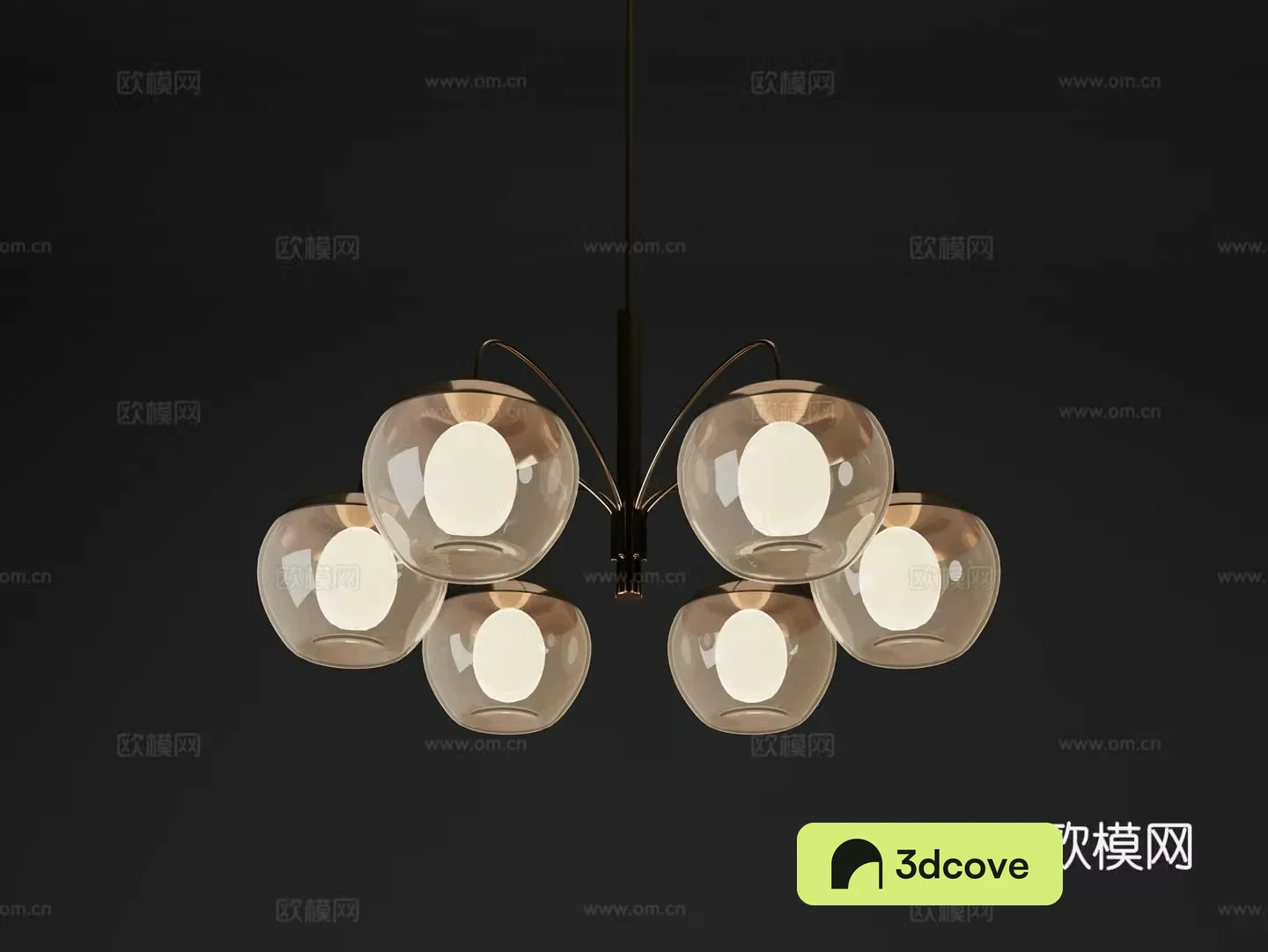 Apple Chandelier