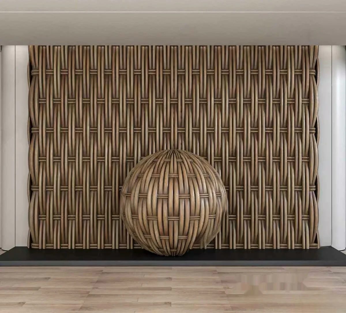 A Woven Wall Panel 3D Model – 10889 – VRAY Render