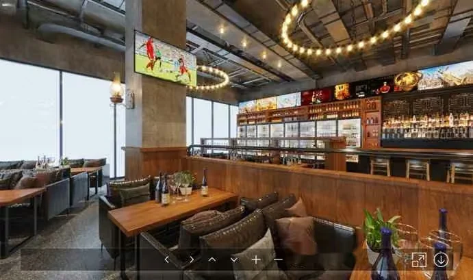 Modern Bar Area 3D Model – 18088 – VRAY Render