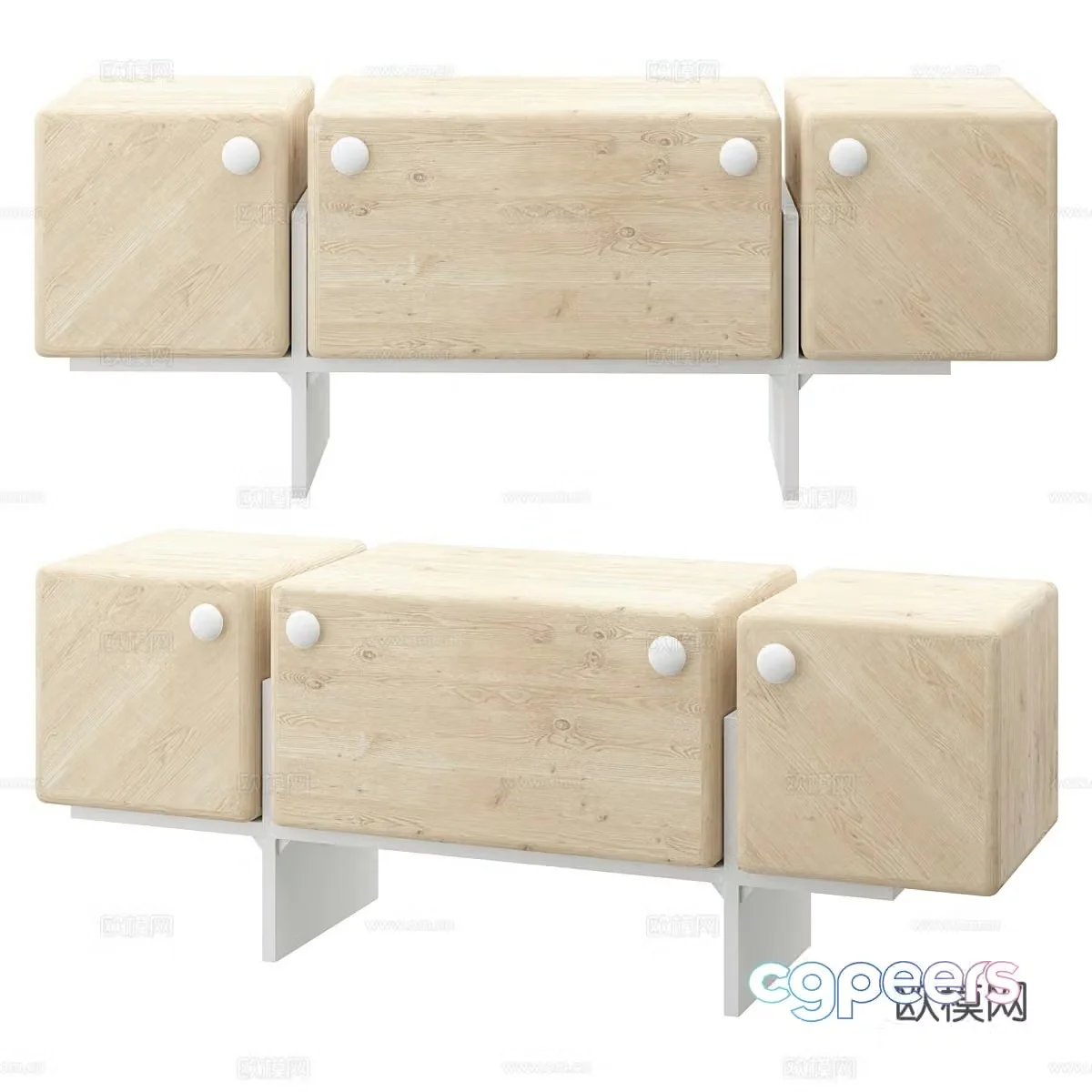 TV cabinet 3d model